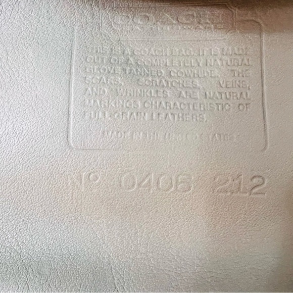 Vintage Coach Laurel Clam Shell - Picture 12 of 12